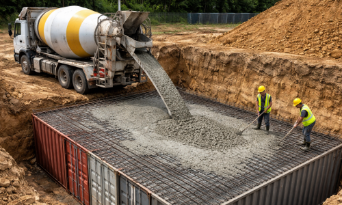 Materiais Alternativos para Construção de Bunkers: Contêiner, Concreto e Aço