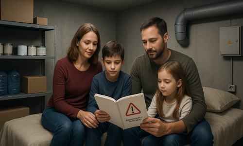 Como Preparar Sua Família para Emergências Dentro do Bunker