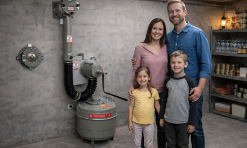 Filtro de Ar para Bunker Subterrâneo